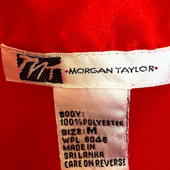 Morgan Taylor Vintage Satin Red Romper - Picture 2 of 6